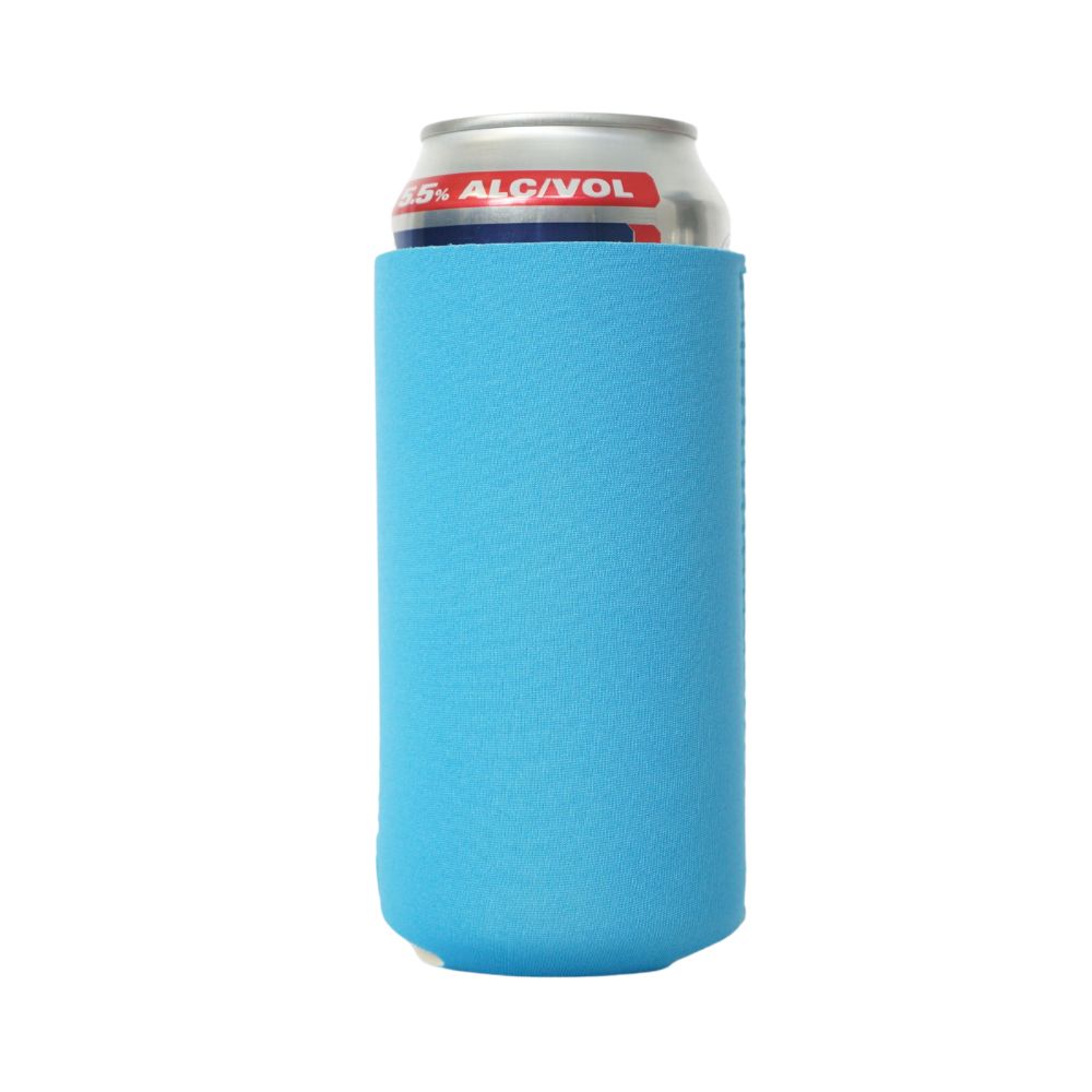 Slim Neoprene Can Coolie with Solid Bottom with Logo 