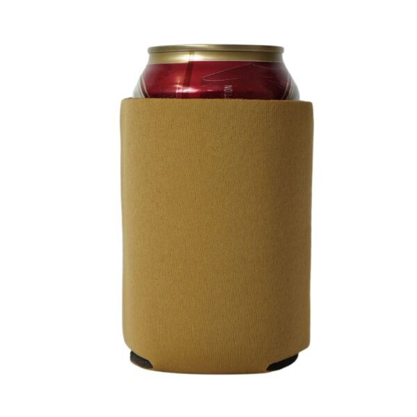foam can koozie gold color