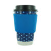 neoprene coffee sleeve royal blue