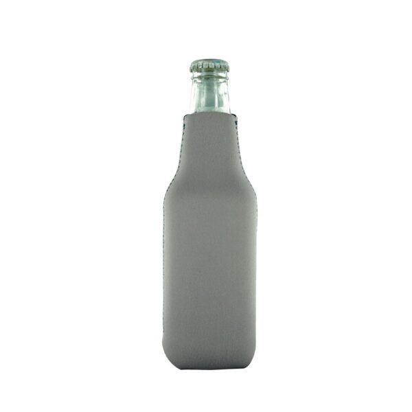 Grey Zipper Bottle blank koozies
